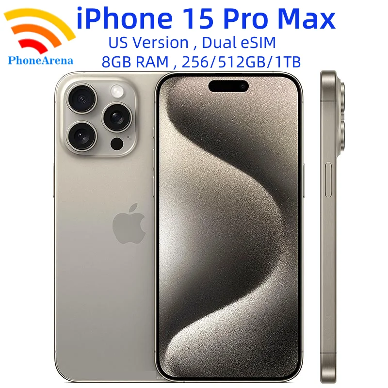 A 100% iPhone 15 Pro Max 256 GB SIMフリー Amazon.com: Apple iPhone 15 Pro Max, 256GB, Black Titanium