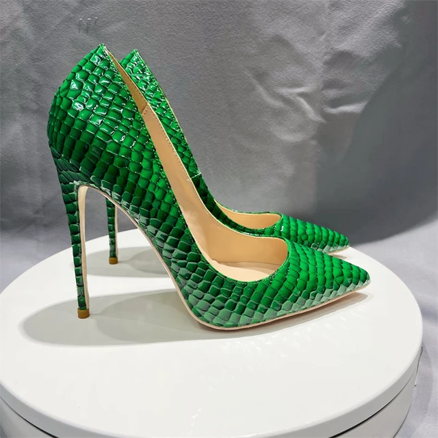 Hello, Summer!}: A Palette of Kelly Green, Chartreuse, Light Green and  White | Lime green shoes, Wedding accessories shoes, Green shoes
