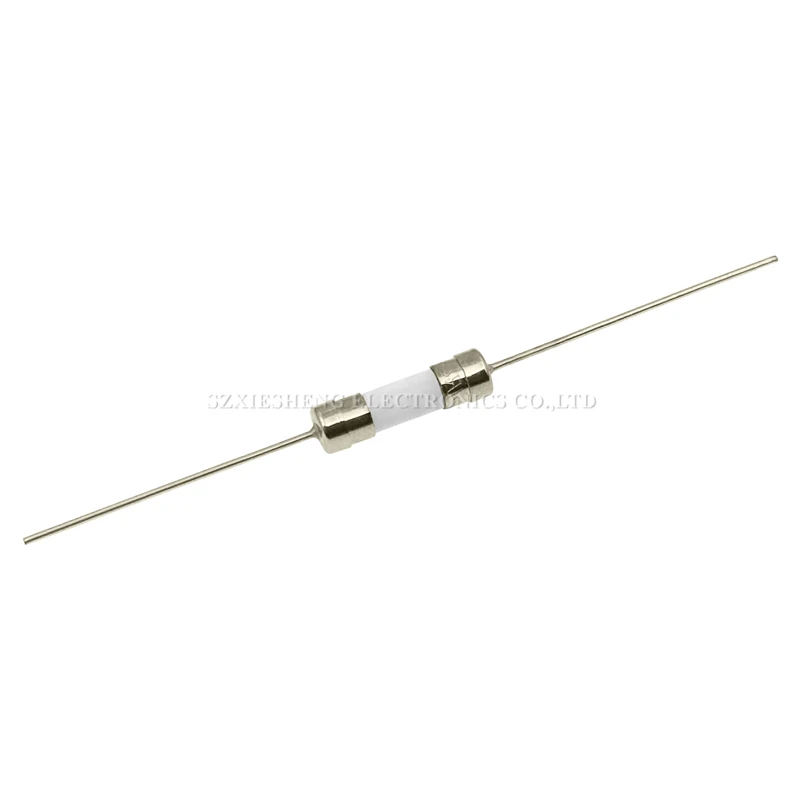 Fast Blow Slow-Blow Ceramic Tube Fuse with Lead Wires 0.5A 1A 1.5A 2A 2.5A 3A 4A 5A 6.3A 8A 10A 15A 20A 25A 30A 250V 10PCS 5*20MM