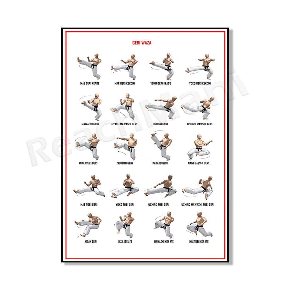 Printable Karate Moves