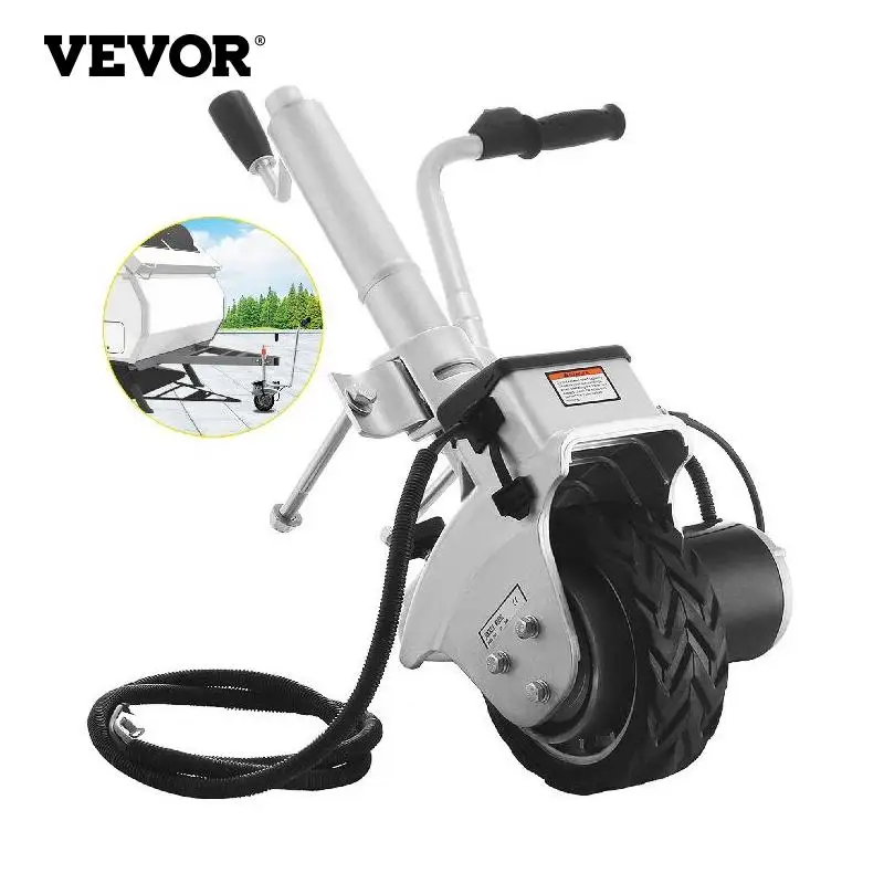 Vevor 350w 12v Electric Motorised Jockey Wheel 2270kg Vehicle Load