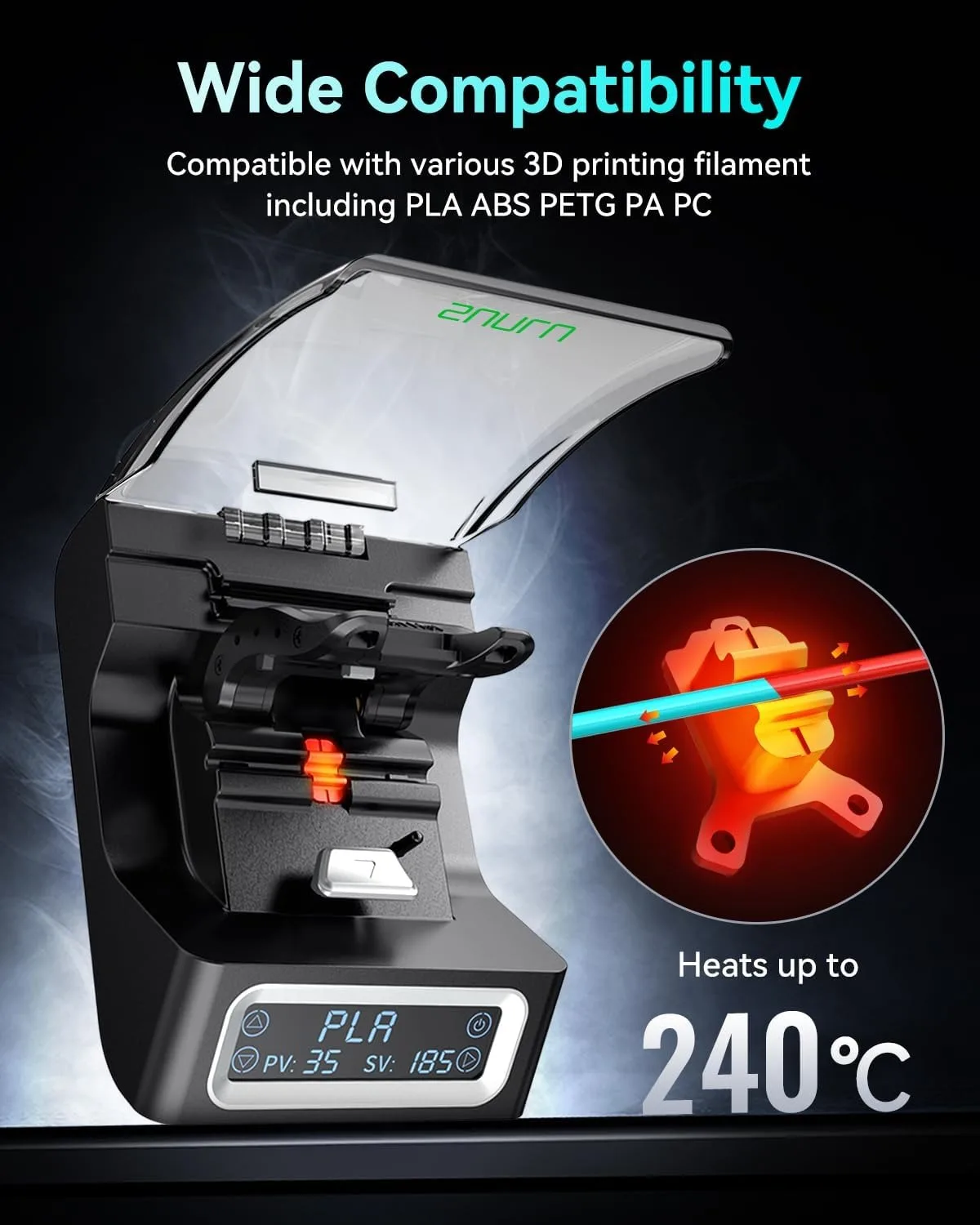 SUNLU Filament Connector Fast Heating Filament Connector