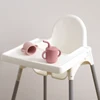 Color Kids1Pcs Baby Learning Drinking Cup Portable Straw Detailed Comfortable Grip Silicone Double Ear Kids Sippy Cup Baby Stuff 5