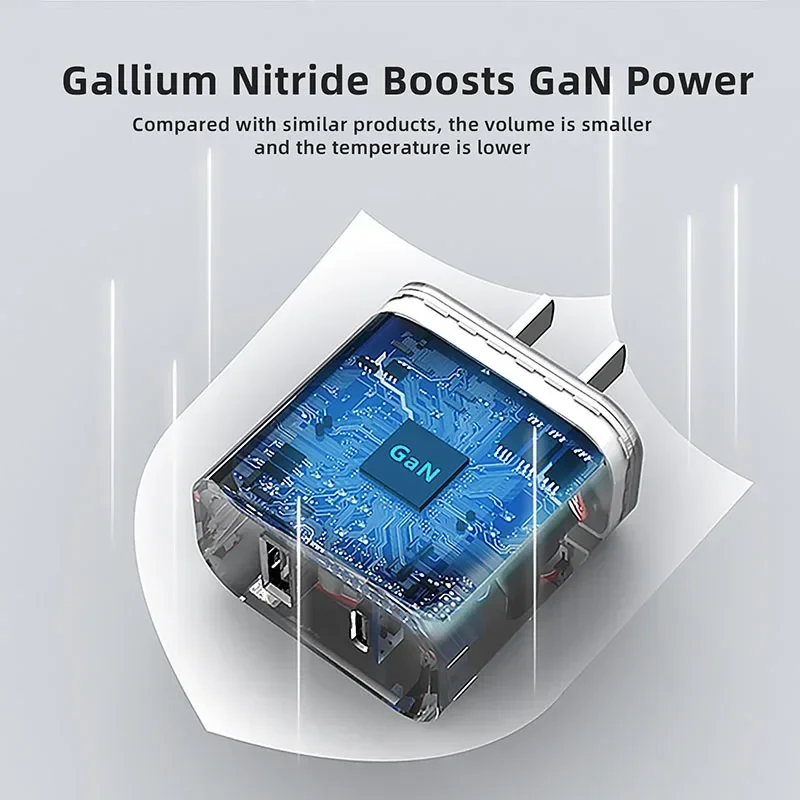 30W Charging Plug Gallium Nitride Charger USB PD Port Type-C Cable For DJI Mini 3 3Pro / Mini 4 Pro Drone Accessories Drone Charger