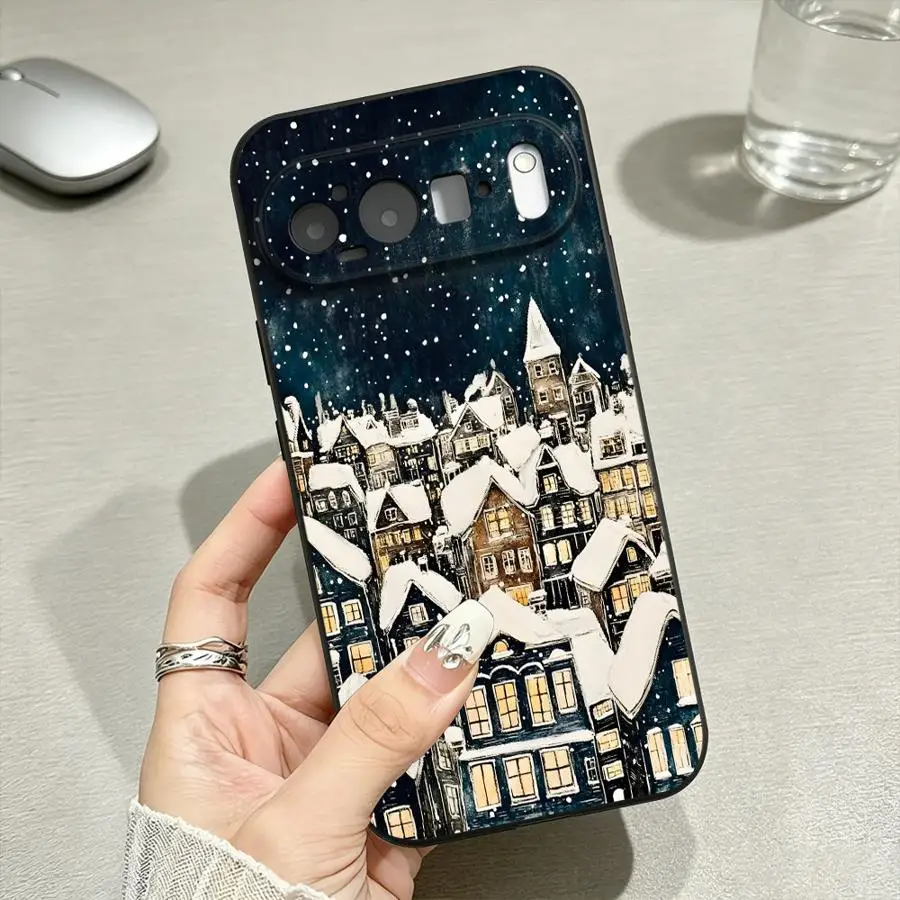 Christmas Town Design Phone Cover Case - Festive and Stylish Protection