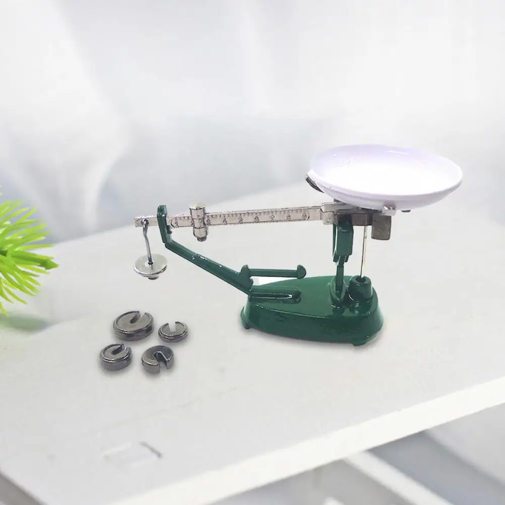 Mini Balance Vintage - Décoration Ou Collection - Style Rétro Pour Poupée Ou Cuisine