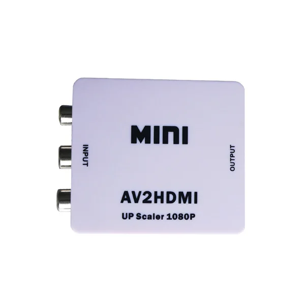 

New Mini Composite 1080P Audio Video AV To HDMI-compatible CVBS Adapter Converter For HDTV STB DVD AV2HDMI S03