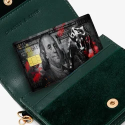 Stylish USA Dollar Credit Card Skin Sticker - Protective Film Decal - 1 Set (Z5)