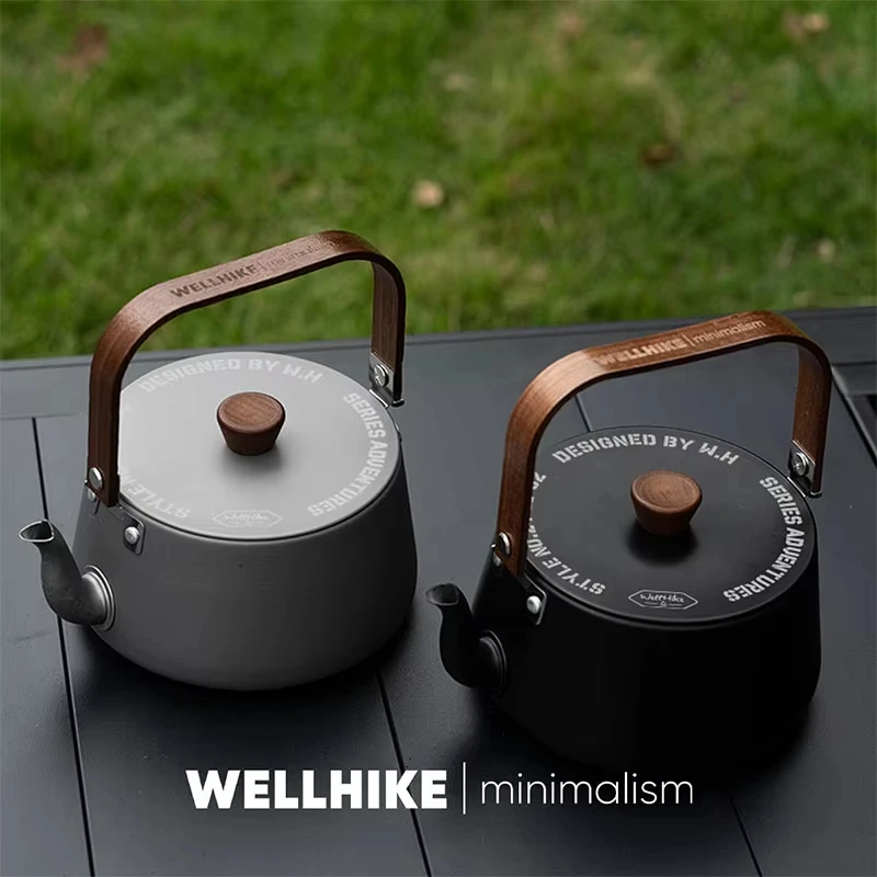 Camping Cookware Coffee And Tea Kettle Portable Ultralight Aluminum For Outdoor Camping