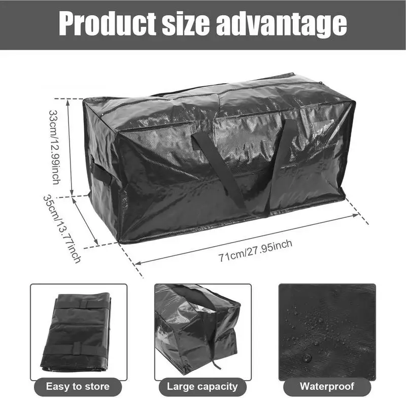 Packing Cubes Extra Large Heavy Duty Storage Bags Packing Moving Supplies Space Saving Large Tote Bag for Packing Moving Storing
