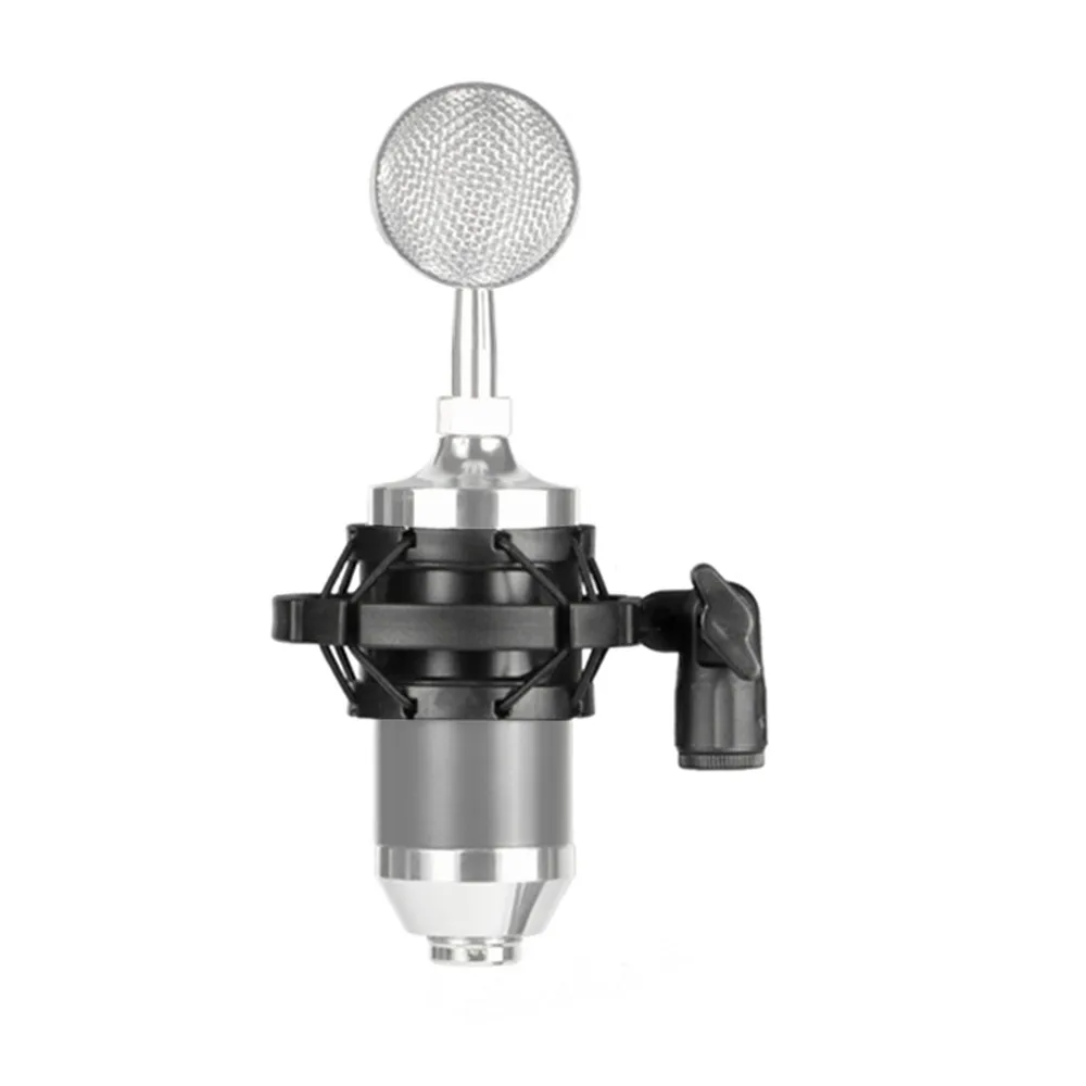 Universal Professional Condenser Microphone Mic Shock Mount Holder Studio Recording Bracket For Large Diaphram Mic Clip Black microphone stand microphone shock mount
