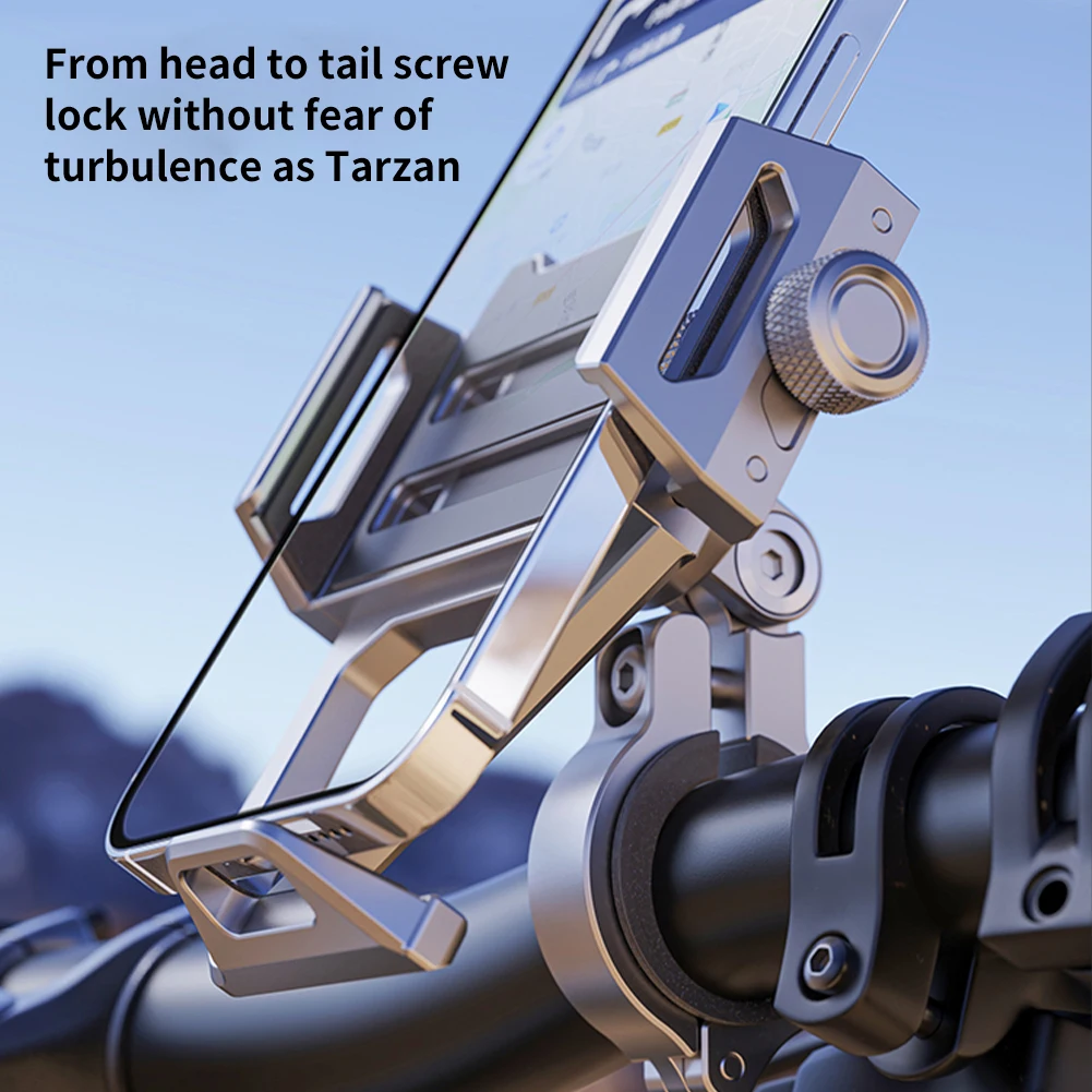 Electric Car Mobile Phone Holder 360° Adjustable Navigation Holder For Motorcycle Electric Vehicle