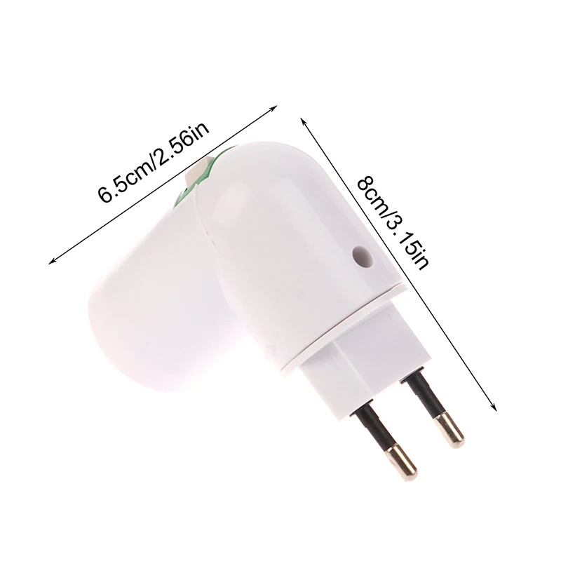 E27 Socket Lamp Bulb Adapter 360 Degrees Adjustable Light Bases Lamp Holder Converter Light Bulb Adapter EU US Plug 1Pc