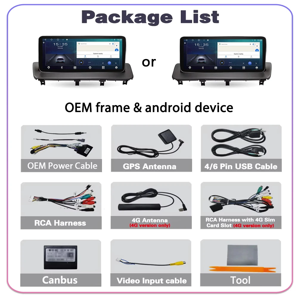 Radio para Auto con Android 16 y Carplay de 12.3'' para MAZDA CX9 CX-9 2016 2017 2018 2019 2020 2021, Estéreo para Auto con Bluetooth, Pantalla Multimedia 6