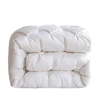 Temperature controlled down quilt, white goose down quilt, single person cotton quilt with thickened core for warmth and comfort