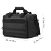 Tactical Gun Range Bag Deluxe Pistol Shooting Range Duffle Bags 5