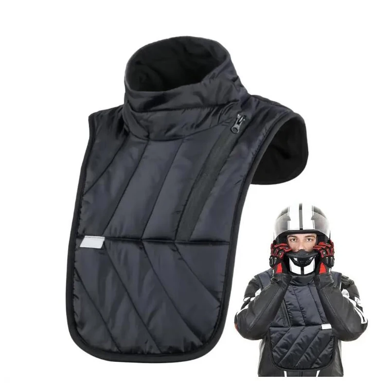 Men and women outdoor travel warm bib Ski fishing bike motorcycle riding cold bib Warm inside warm scarf collar