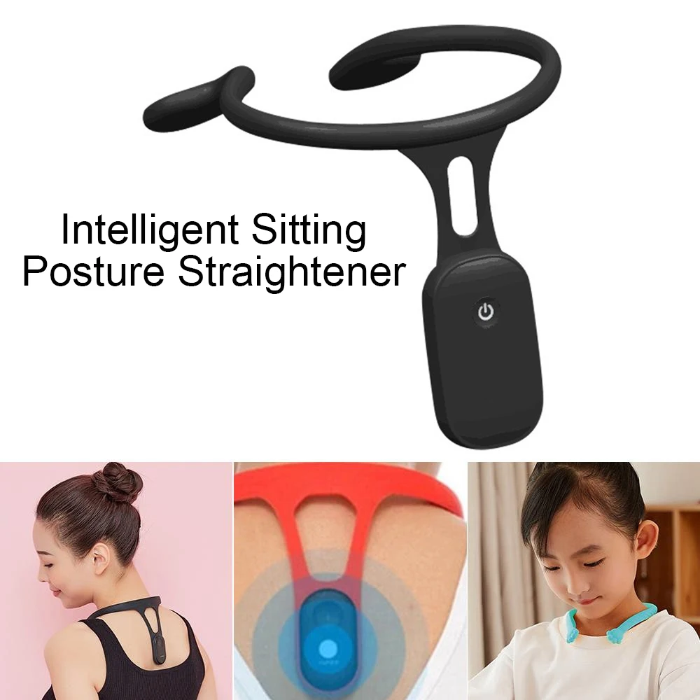 Smart Posture Corrector Device Realtime Monitoring Correct Posture Sitting Straighten Back For Adult and Child Back Posture AliExpress