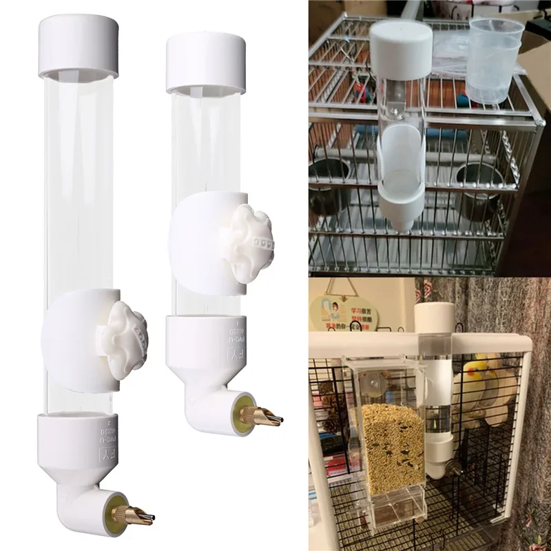 Picture of Cage-Water-Bottles-Automatic-Feeder-for-Birds-Top-Fill-No-Drip-Drinking ...