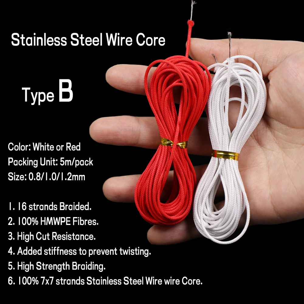 5 Meter 22# 1.2mm PE Braided Fishing Line Super Strong Braid Line fr Jig Hook Leader Connecting Spear Diving Fishing Rope / Cord fishing line