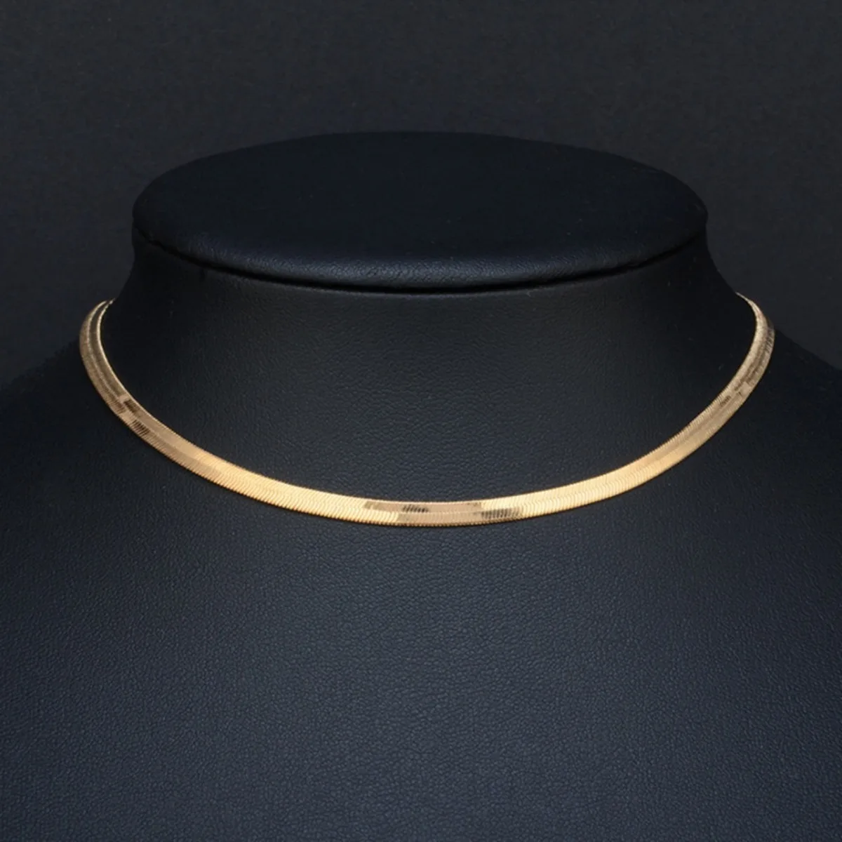 Snake Bone Chain Necklace Fashion Jewelry