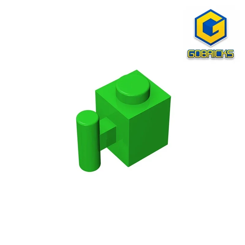 

Gobricks GDS-653 BRICK 1X1 W. HANDLE compatible with lego 2921 28917 children's DIY Educational Building Blocks Technical