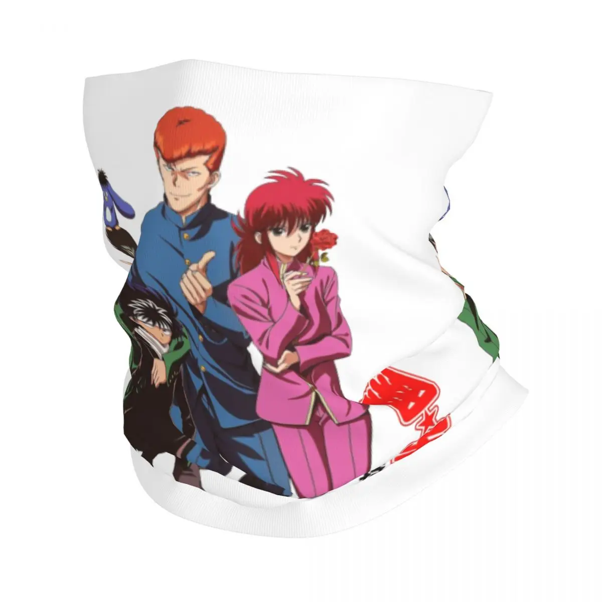 

Бандана Yu Hakusho для шеи с принтом Yusuke Kurama аниме Балаклава Шарф для лица головной убор для спорта на открытом воздухе унисекс для взрослых