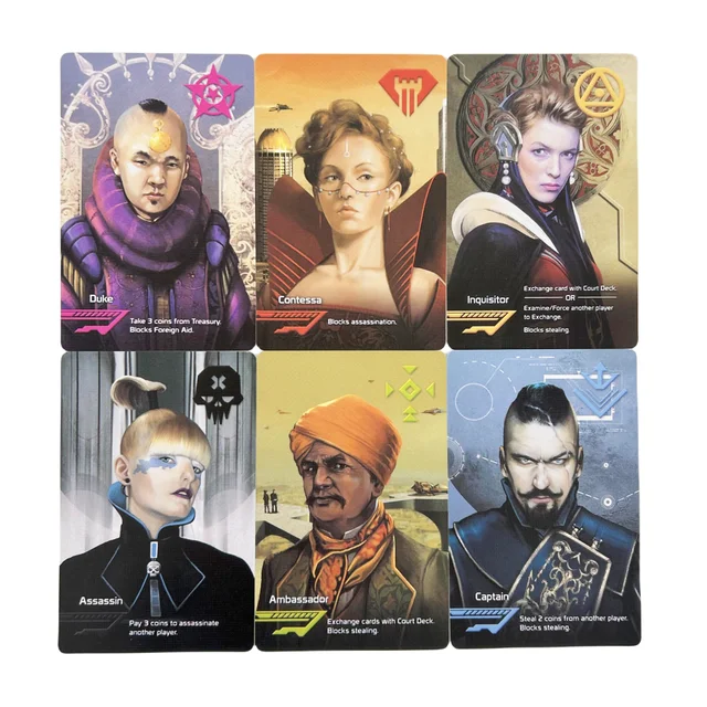 1 Box Coup | Card Game Coup Reformation 1 | 2nd Edition Expansion Holding Resistance Mission Board Game Deck 5