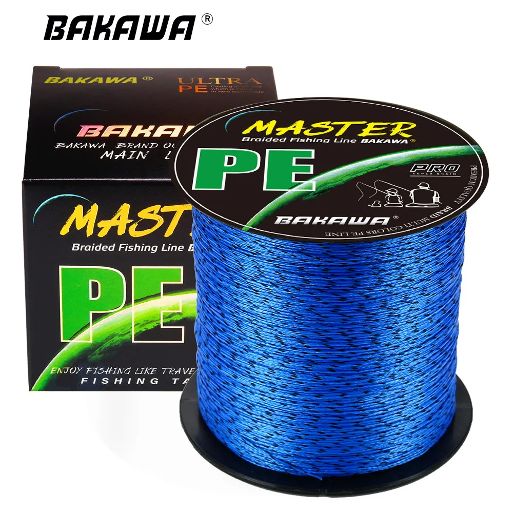 

Плетёная рыболовная леска BAKAWA, 8 нитей, 150/366/666 м