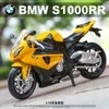 1:12 BMW S1000RR Die Cast Motorcycle Model Toy Vehicle Collection Autobike Shork-Absorber Off Road Autocycle Toys Car 3