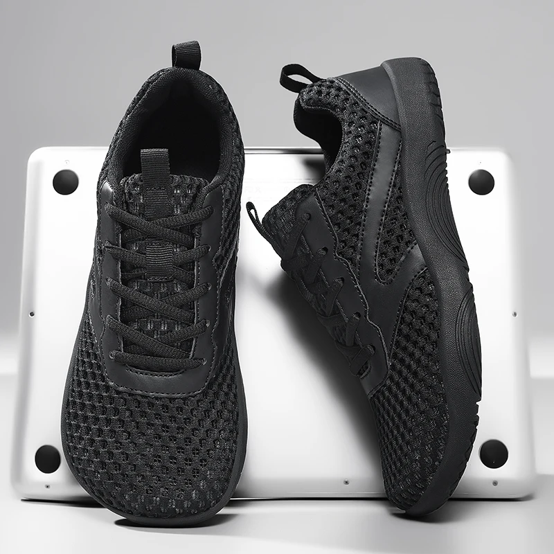 Men's Breathable Barefoot Wide Toe Minimalist Sneakers with Non-Slip Rubber Sole