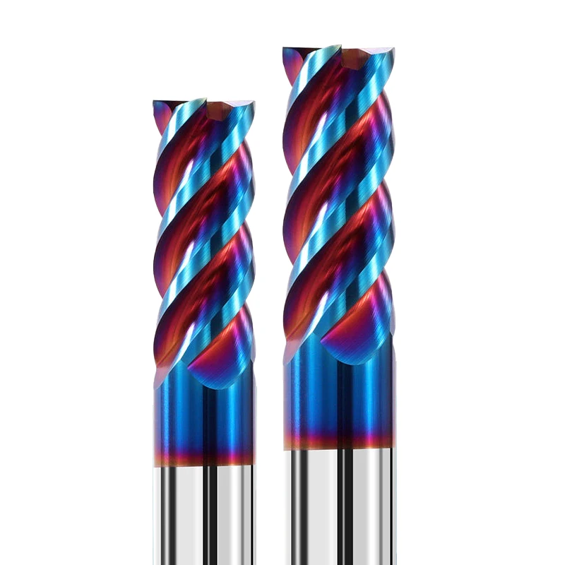 Carbide end mill 1 2 4 5 6 8 10 12mm 4Flutes Milling Cutter Cutting Iron Cutter CNC Maching CNC EndMill carbide end mill