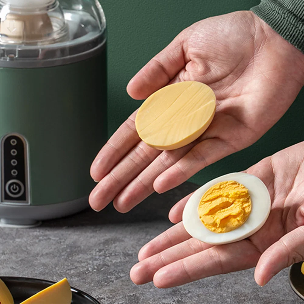 Electric Egg Shaker for Breakfast Golden Egg Puller Automatic Stirring Eggs White and Yolk Mixer Kitchen Scrambler