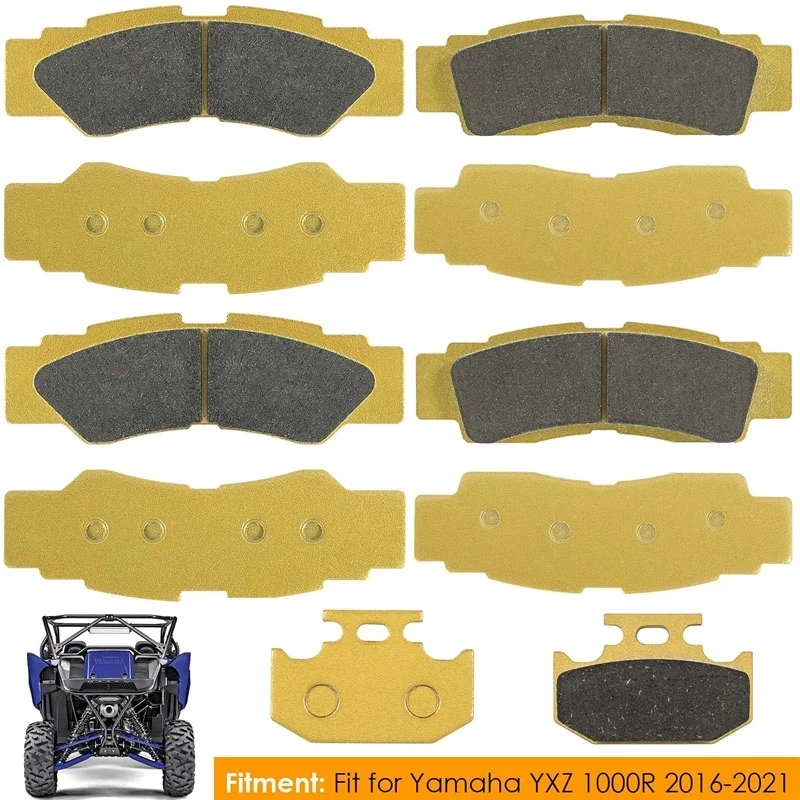 5Set Pastiglie Freno Anteriori E Posteriori Heavy Duty Per Yamaha 2016 Yxz1000R Eps (Muslimb) E Yxz1000R Se, 2017, 2018 Yamaha Yxz1000R Ss