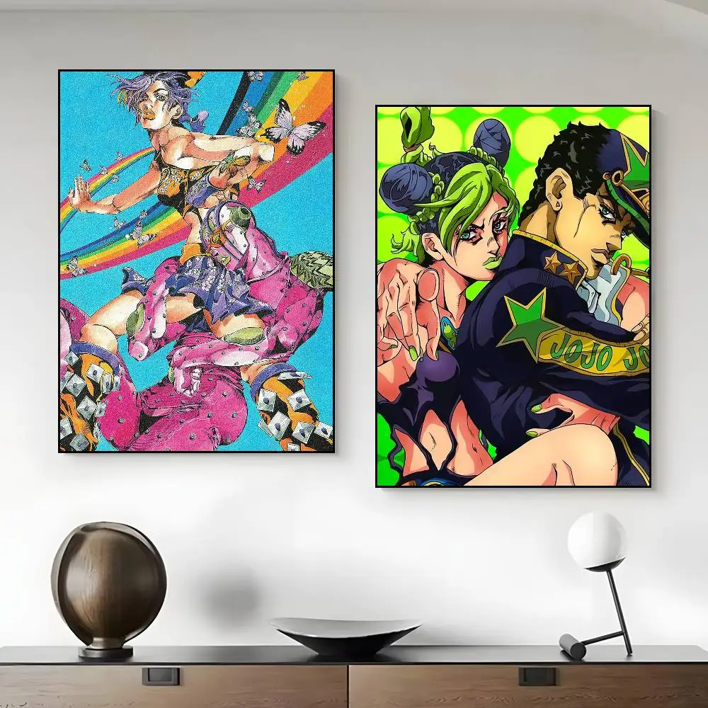 JoJo's Bizarre Adventure Retro Aesthetic Canvas Art Print