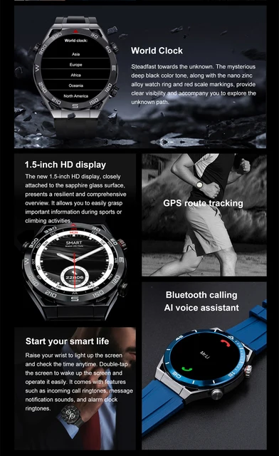 Original Huawei Watch Ultimate 1.5 AMOLED Watch Bluetooth Sport Smartwatch  NFC