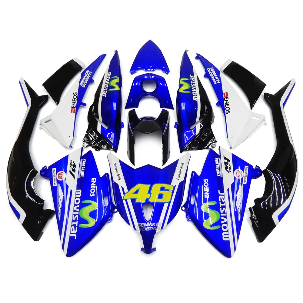 Per Yamaha Tmax-530 Tmax 530 Tmax530 2012 2013 2014 12 13 14 Kit Plastica Kit Carenatura Moto Iniezione Nero Opaco Zxmt