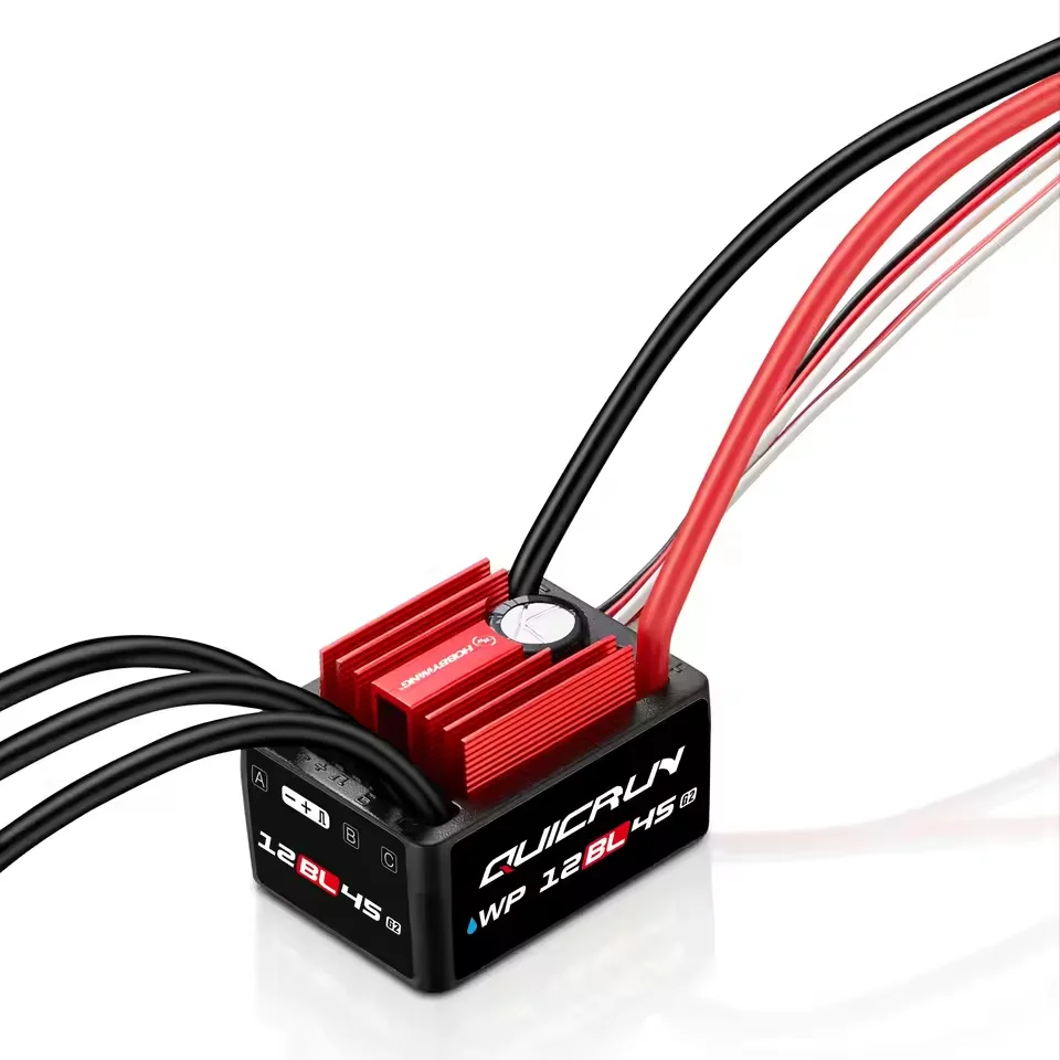 Connecteurs et câbles du contrôleur ESC Hobbywing QuicRun WP 16BL30 G2 pour drone RC