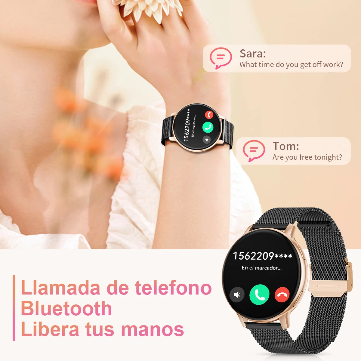 LIGE Bluetooth Call Smart Watch Women Custom Dial Steel Watches Men Sports Fitness Tracker Heart Rate Smartwatch For Android IOS 2