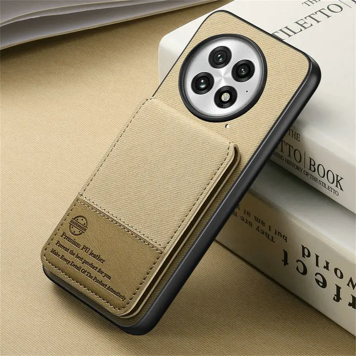 RFID Leather Card Phone Case with Magnetic Cover