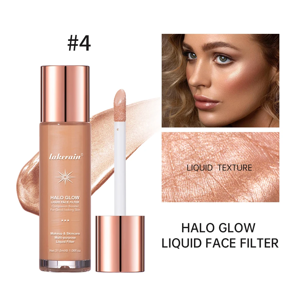 Radiant Glow Liquid Highlighter & Face Contour Shimmer Booster