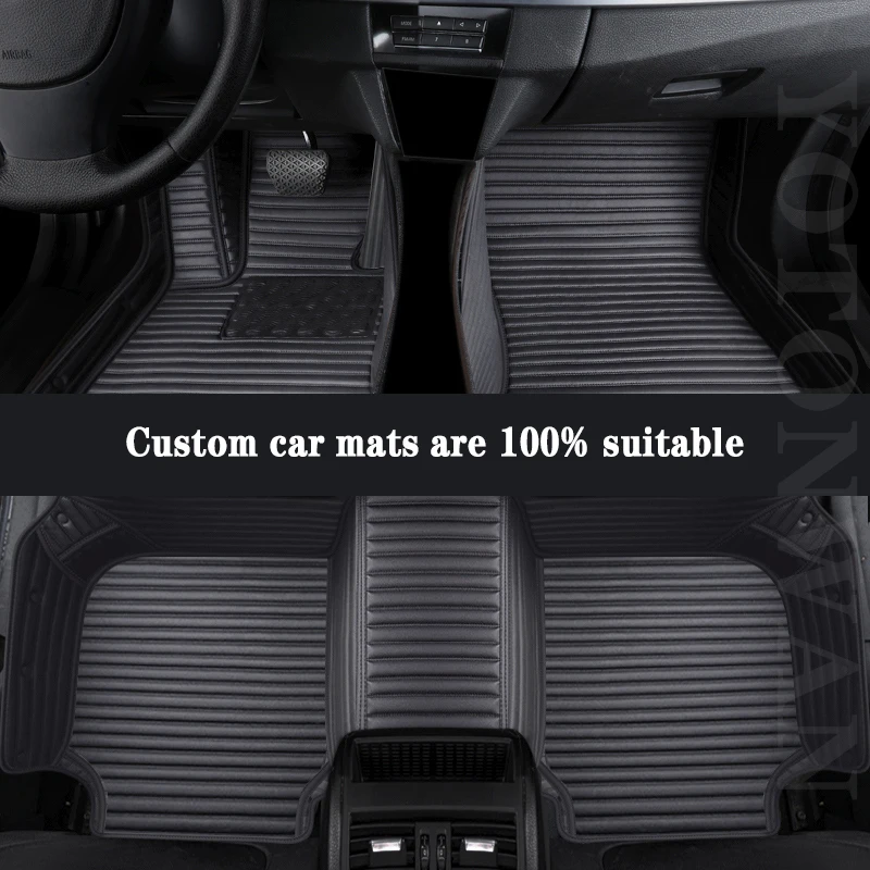 YOTONWANLuxury7DCustomLeatherCarFloorMatForMercedesBenz