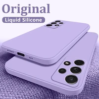 Liquid Silicone Square Case For Samsung S21 S10 S9 S20 FE A50 A70 A22 A32 A42 A52 A72 A82 A21s A41 A31 A51 A71 Cover 1