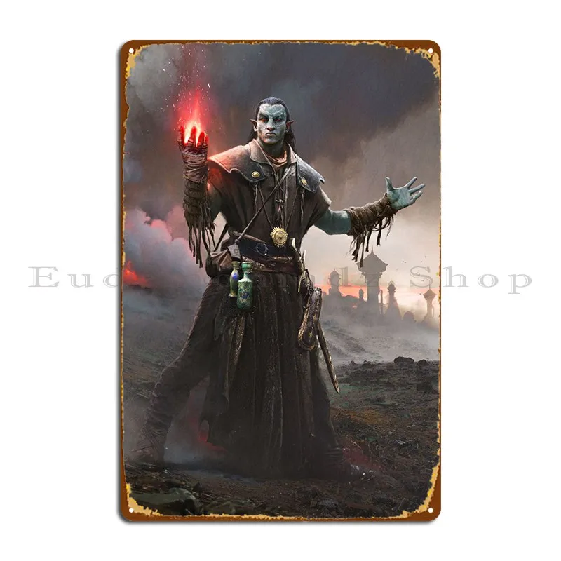 

Металлические знаки Battlemage для гостиной, стены, паба, паба, дизайнерский кинотеатр, оловянный плакат