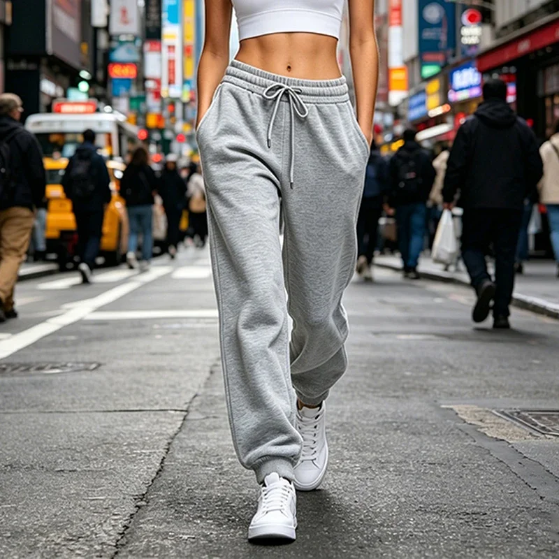Fashion Womens Sweatpants Daily Casual Sports Pants Outdoors Gym Jogging Woman Clothes Trousers 2026 Hot Sales Street Sportswear 2