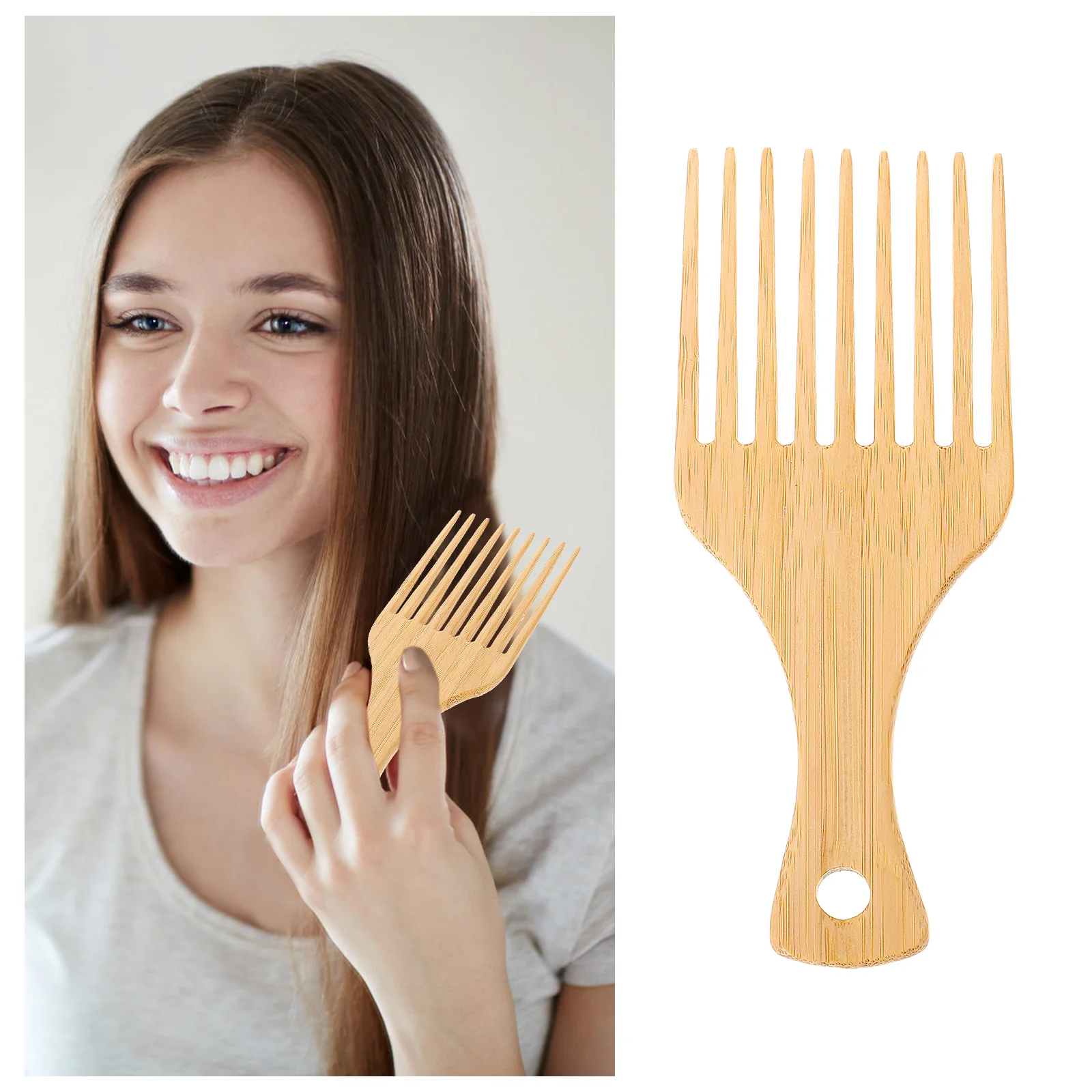 

2 Pcs Styling Comb Hairstyling Combs Haircut Wide-tooth for Men Oil Hairdressing Male Pick Bamboo Picks Man