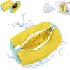 2PCS Shoe Laundry Bag Sneaker Washing Net Washing Machine Laundry Bags with Zipper Closure Shoes Cleaning Bag Fluffy Fibers 2