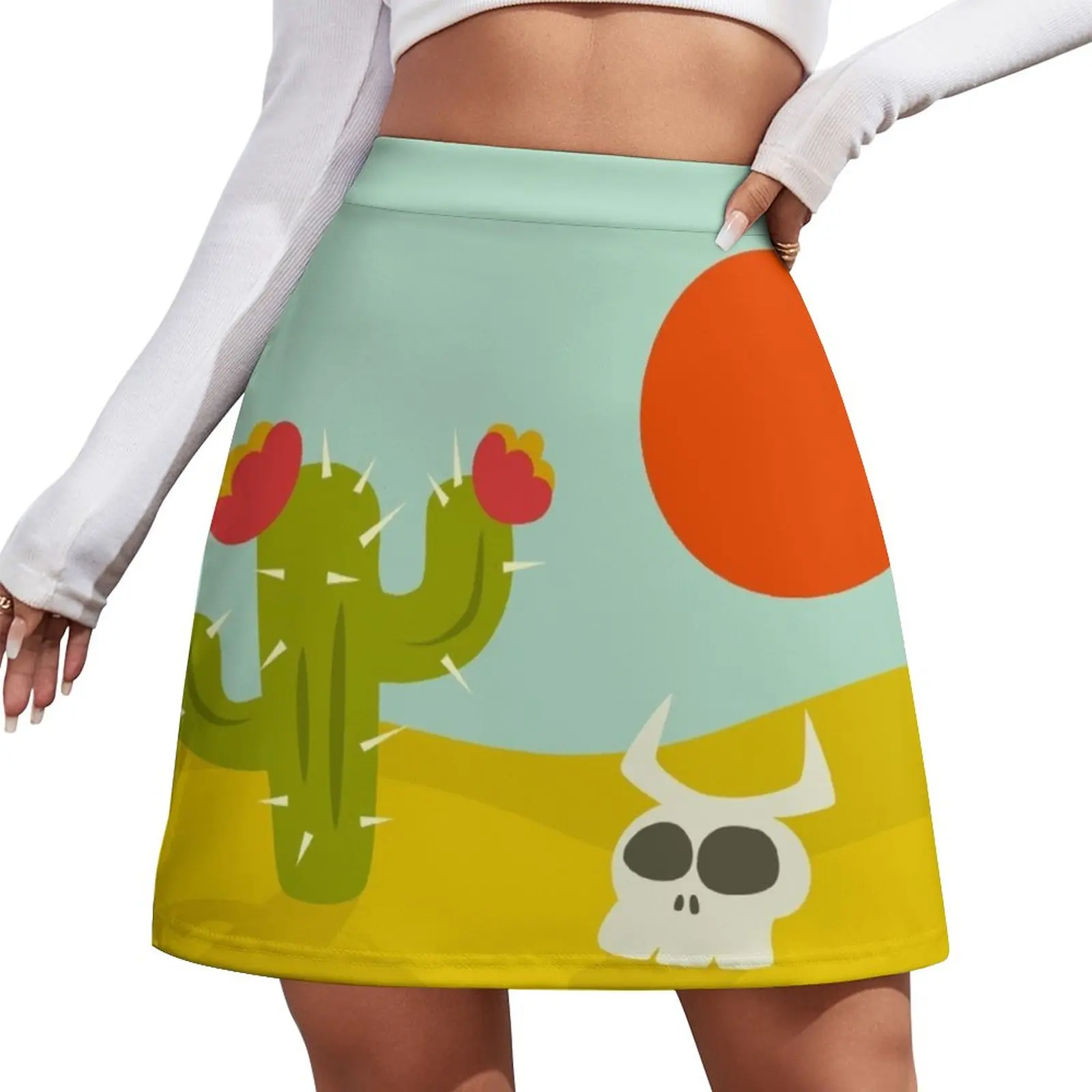 Desert Mini Skirt Skirt shorts Skirt satin