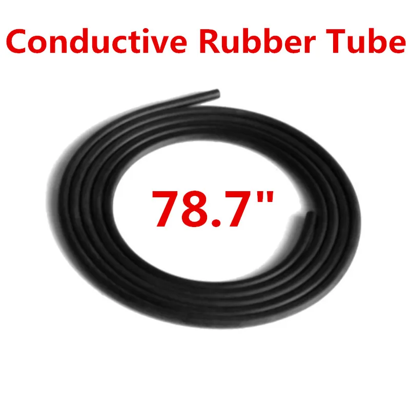Homemade E-stim DIY Electrodes CONDUCTIVE RUBBER TUBE Kit Electrosex Gear ESTIM TENS Unit electro sex toys electric sex toys conductive silicone tube