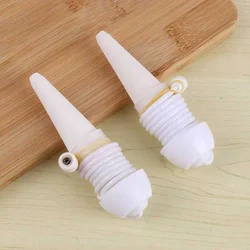Premium Ceramic Watering Spikes Set - Automatic Drip Irrigation for Indoor & Outdoor Plants (Pack of 2 - White)